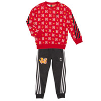 衣服 儿童 厚套装 Adidas Sportswear LK DY MM JOG 红色 / 黑色