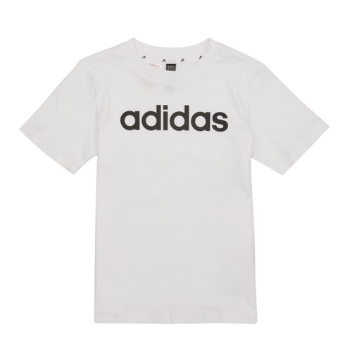 衣服 儿童 短袖体恤 Adidas Sportswear LK LIN CO TEE 白色