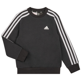 衣服 儿童 卫衣 Adidas Sportswear LK 3S FL SWT 黑色