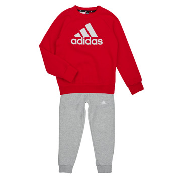 衣服 儿童 厚套装 Adidas Sportswear LK BOS JOG FL 红色