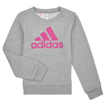 衣服 女孩 卫衣 Adidas Sportswear ESS BL SWT 灰色 / Moyen