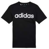 衣服 儿童 短袖体恤 Adidas Sportswear LIN TEE 黑色