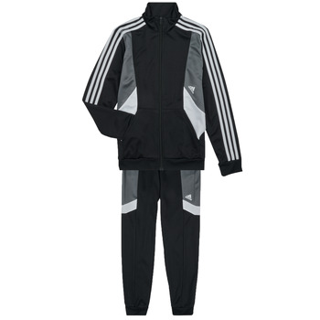 衣服 男孩 厚套装 Adidas Sportswear 3S CB TS 黑色