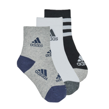 配件 儿童 High socks Adidas Sportswear LK SOCKS 3PP 黑色 / 白色