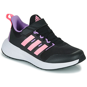 鞋子 女孩 球鞋基本款 Adidas Sportswear FortaRun 2.0 EL K 黑色 / 玫瑰色