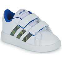 鞋子 男孩 球鞋基本款 Adidas Sportswear GRAND COURT 2.0 CF 白色 / 蓝色 / 迷彩