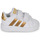 鞋子 女孩 球鞋基本款 Adidas Sportswear GRAND COURT 2.0 CF 白色 / 古銅色