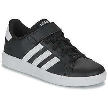 鞋子 儿童 球鞋基本款 Adidas Sportswear GRAND COURT 2.0 EL 黑色 / 白色