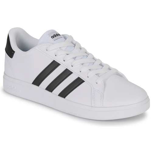 鞋子 儿童 球鞋基本款 Adidas Sportswear GRAND COURT 2.0 K 白色 / 黑色