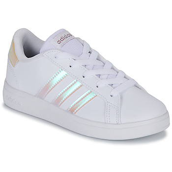 鞋子 儿童 球鞋基本款 Adidas Sportswear GRAND COURT 2.0 K 白色 /  iridescent 