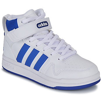 鞋子 儿童 高帮鞋 Adidas Sportswear POSTMOVE MID K 白色 / 蓝色
