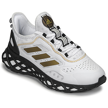 鞋子 男孩 球鞋基本款 Adidas Sportswear WEB BOOST J 白色 / 黑色 / 金色