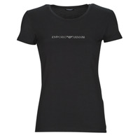 衣服 女士 短袖体恤 Emporio Armani T-SHIRT CREW NECK 黑色
