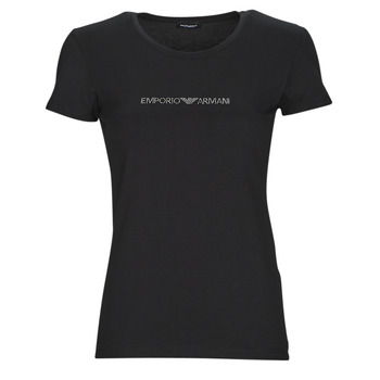 衣服 女士 短袖体恤 Emporio Armani T-SHIRT CREW NECK 黑色