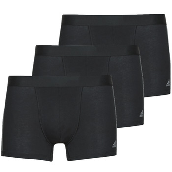 内衣 男士 拳击 Adidas Sportswear ACTIVE FLEX COTTON 3 STRIPES PACK X3 黑色