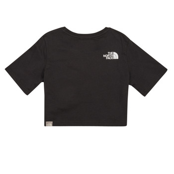 The North Face 北面 Girls S/S Crop Easy Tee 黑色