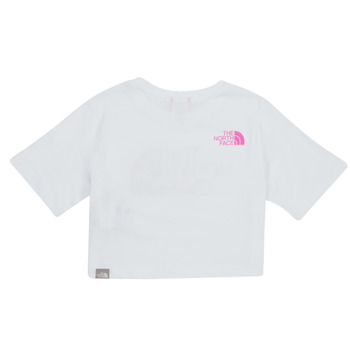 The North Face 北面 Girls S/S Crop Easy Tee 白色