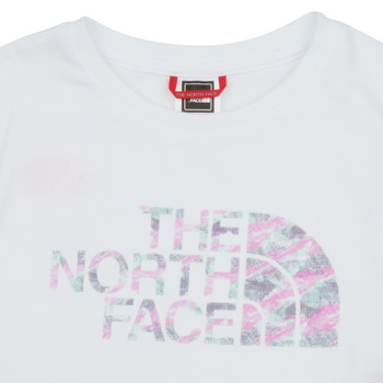 The North Face 北面 Girls S/S Crop Easy Tee 白色