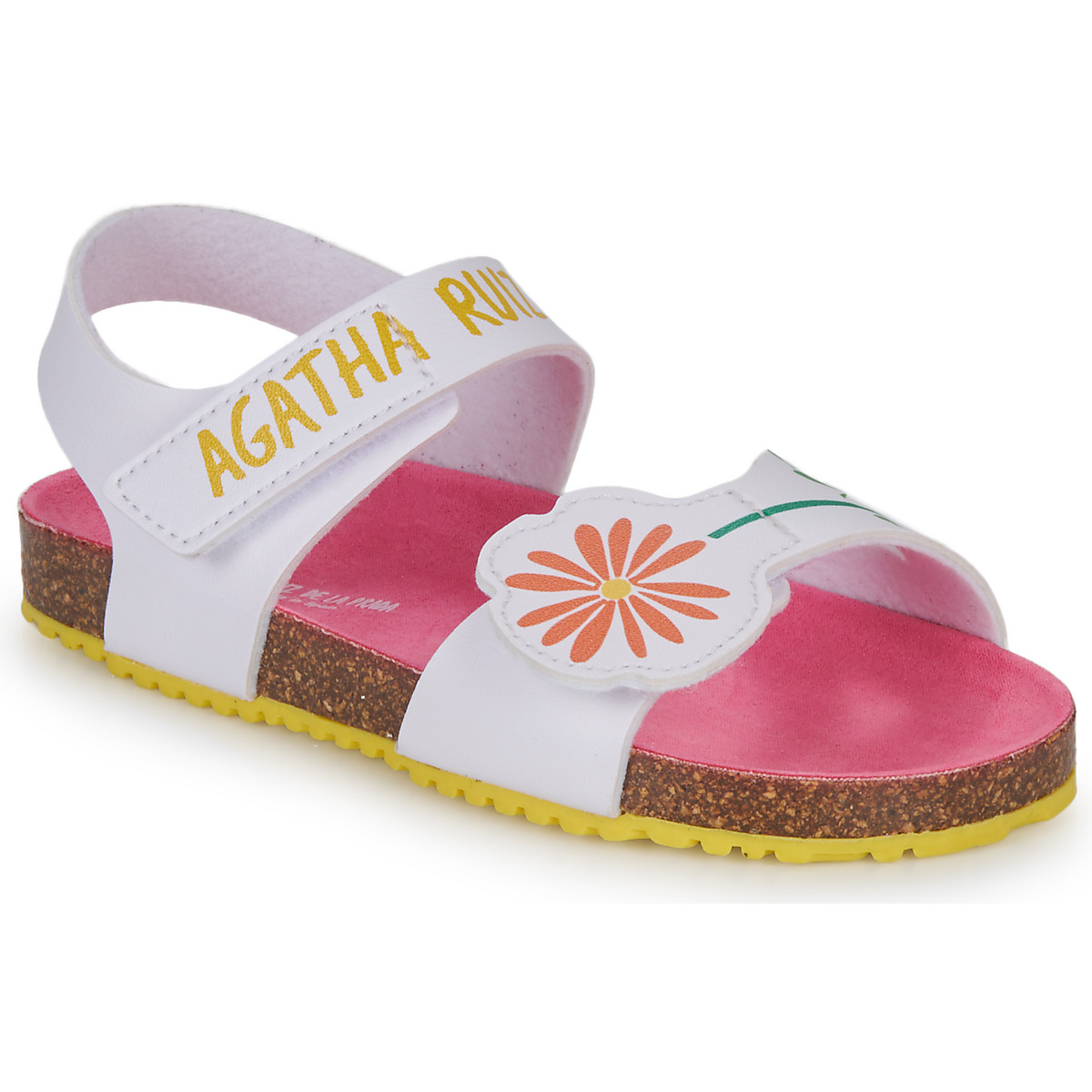 鞋子 女孩 凉鞋 Agatha Ruiz de la Prada 阿嘉莎·鲁兹·德 BIO 白色