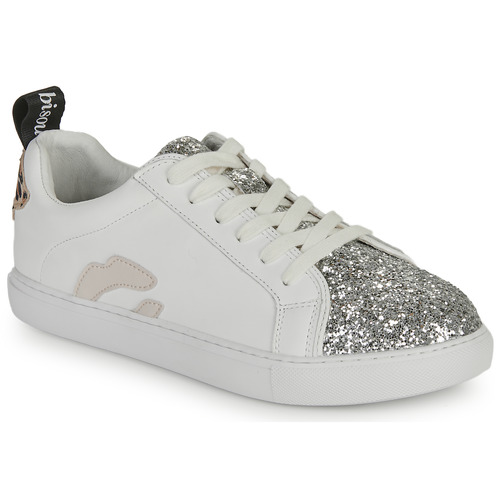 鞋子 女士 球鞋基本款 Bons baisers de Paname BETTYS ROSE GLITTER SILVER 白色 / 银灰色
