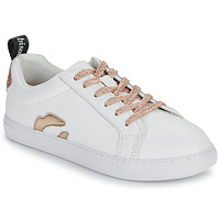 鞋子 女士 球鞋基本款 Bons baisers de Paname BETTYS METALIC ROSE GOLD LACE 白色 / 玫瑰色 / 金色