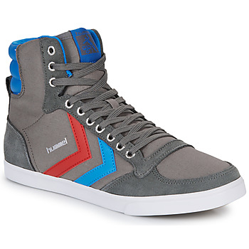 鞋子 高帮鞋 Hummel SLIMMER STADIL HIGH 灰色 / 蓝色 / 红色