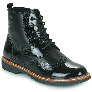 鞋子 女士 短筒靴 S.Oliver 25255-41-098 黑色 / 漆皮