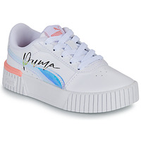 鞋子 女孩 球鞋基本款 Puma 彪马 Carina 2.0 Crystal Wings PS 白色