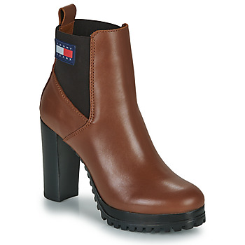 Tommy Jeans Essentials High Heel Boot 棕色