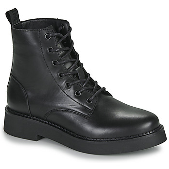 Tommy Jeans TJW LACE UP FLAT BOOT 黑色
