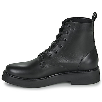 Tommy Jeans TJW LACE UP FLAT BOOT 黑色