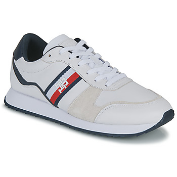 鞋子 男士 球鞋基本款 Tommy Hilfiger RUNNER EVO LEATHER 白色 / 红色 / 米色