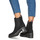 鞋子 女士 短筒靴 Tommy Hilfiger ESSENTIAL MIDHEEL SUEDE BOOTIE 黑色