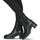 鞋子 女士 短筒靴 Tommy Hilfiger ESSENTIAL MIDHEEL LEATHER BOOTIE 黑色
