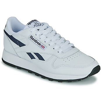 鞋子 球鞋基本款 Reebok Classic CLASSIC LEATHER 白色 / 海蓝色