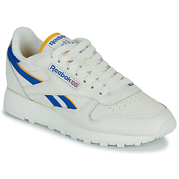 鞋子 球鞋基本款 Reebok Classic CLASSIC LEATHER 白色 / 蓝色 / 黄色