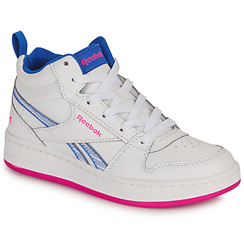鞋子 女孩 球鞋基本款 Reebok Classic REEBOK ROYAL PRIME MID 2.0 白色 / 蓝色 / 玫瑰色