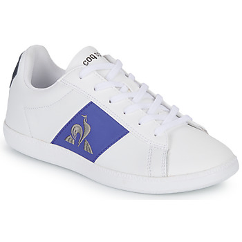 鞋子 儿童 球鞋基本款 Le Coq Sportif 乐卡克 COURTCLASSIC GS 白色 / 蓝色