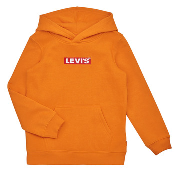 衣服 男孩 卫衣 Levi's 李维斯 LVN BOXTAB PULLOVER HOODIE 橙色