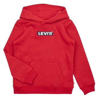衣服 男孩 卫衣 Levi's 李维斯 LVN BOXTAB PULLOVER HOODIE 红色
