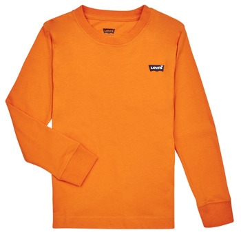 衣服 男孩 长袖T恤 Levi's 李维斯 LS GRAPHIC TEE SHIRT 橙色