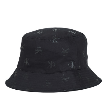 纺织配件 鸭舌帽 Calvin Klein Jeans SPORT ESSENTIALS BUCKET HAT AOP 黑色