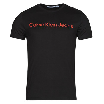 衣服 男士 短袖体恤 Calvin Klein Jeans CORE INSTITUTIONAL LOGO SLIM TEE 黑色 / 红色