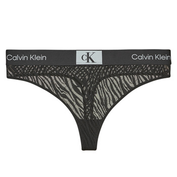 内衣 女士 丁字裤 Calvin Klein Jeans MODERN THONG 黑色