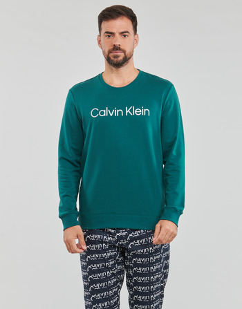 衣服 男士 卫衣 Calvin Klein Jeans L/S SWEATSHIRT 蓝色