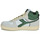 鞋子 高帮鞋 Diadora 迪亚多纳 MAGIC BASKET DEMI CUT SUEDE LEATHER 白色 / 绿色