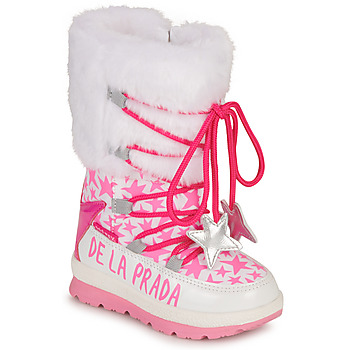鞋子 女孩 雪地靴 Agatha Ruiz de la Prada 阿嘉莎·鲁兹·德 APRES-SKI 白色 / 玫瑰色