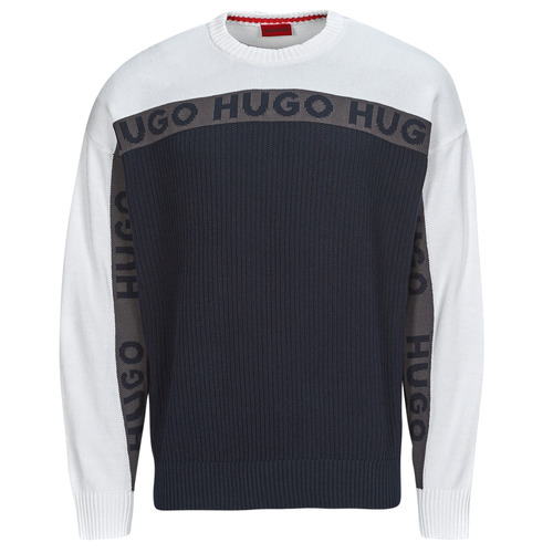 衣服 男士 羊毛衫 HUGO - Hugo Boss Stimoh 灰色 / 白色 / 海蓝色