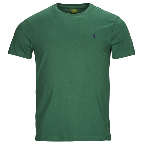 衣服 男士 短袖体恤 Polo Ralph Lauren T-SHIRT AJUSTE EN COTON 绿色