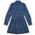 衣服 女孩 短裙 Polo Ralph Lauren LOUELLA DRSS-DRESSES-DAY DRESS 海蓝色 / 白色